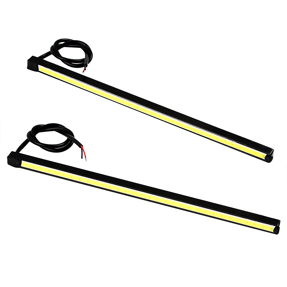 12v tiras de led carro drl luzes diurnas lâmpadas de nevoeiro traseiras acessórios do automóvel para caminhão fora da estrada 4x4 reboque caravana