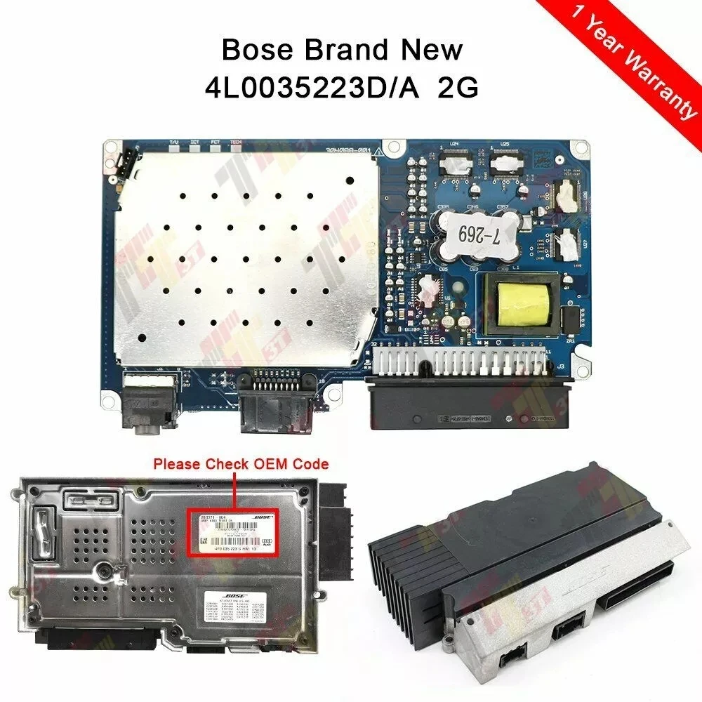 

2G Amp Main Amplifier Circuit Board FOR Audi Q7 4L0035223D/A (2007-2009)