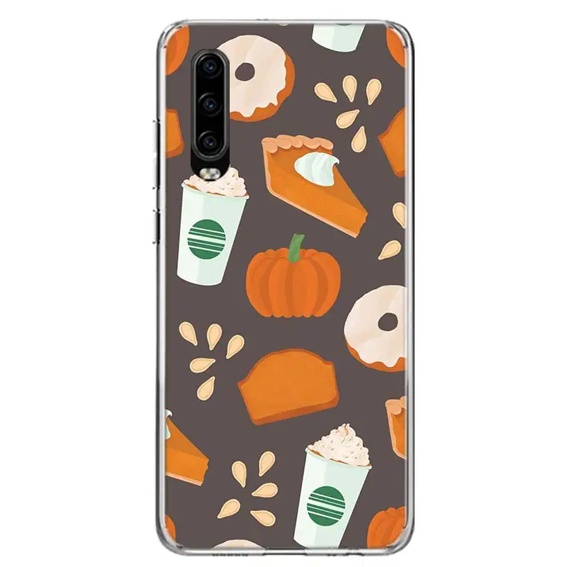 Pumpkin happy fall Phone Case For Huawei Mate 40 Pro 30 20 Lite 10 Huawei P30 Lite P50 Pro P40 P20 P10 Cover Coque Fundas Patter