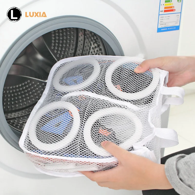 Shoes Washing Machine Shoes Bag Travel Shoe Storage bags Portable Mesh Laundry bag Anti-deformation Protective Clothes organizer