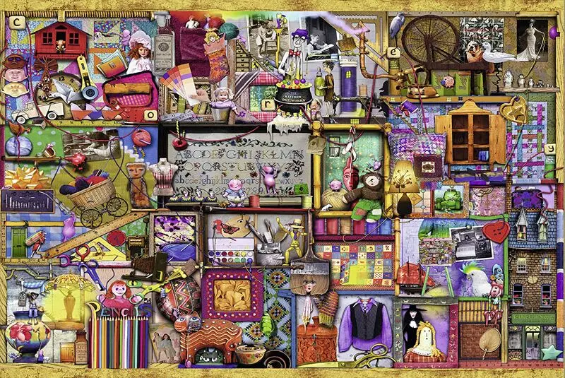 

Happy life The wooden puzzle 1000 pieces ersion jigsaw puzzle white card adult children's educational toys
