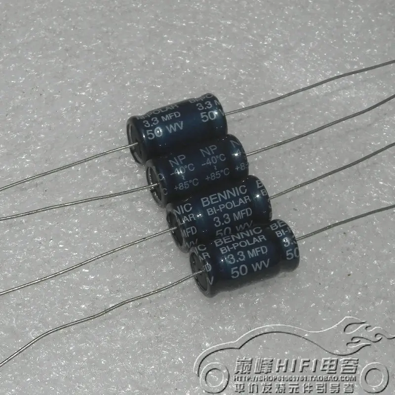 1pcs/1lot  axial 50V 1UF 2.2uf 3.3uf 4.7uf 5.6uf 6.8uf 8.2uf 10uf 12uf 15uf 22uf  BP audio  electrodeless electrolytic capacitor