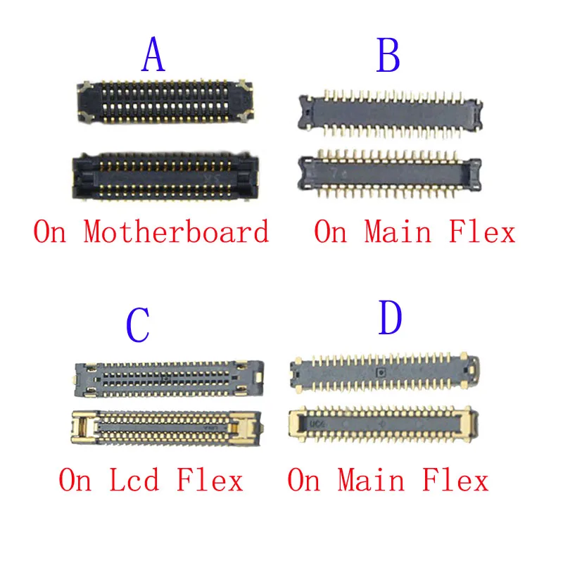 

5-10Pcs LCD Display Screen Flex FPC Connector For Samsung Galaxy M30S M307 M30 M31 M315 M215F M305 M21 M215 Plug Board 34 40 Pin