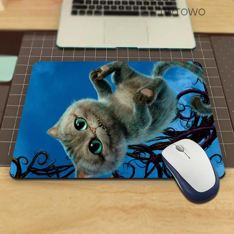 

Cheshire Cat Desk Computer Mouse Pads for Size 18*22cm and 26*21cm Not Overlock Mouse Pad