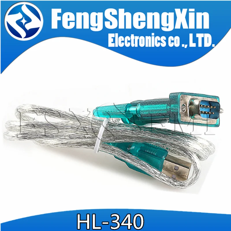 HL-340 USB to RS232 COM Port Serial PDA 9 Pin DB9 Cable Adapter Support Windows7-64