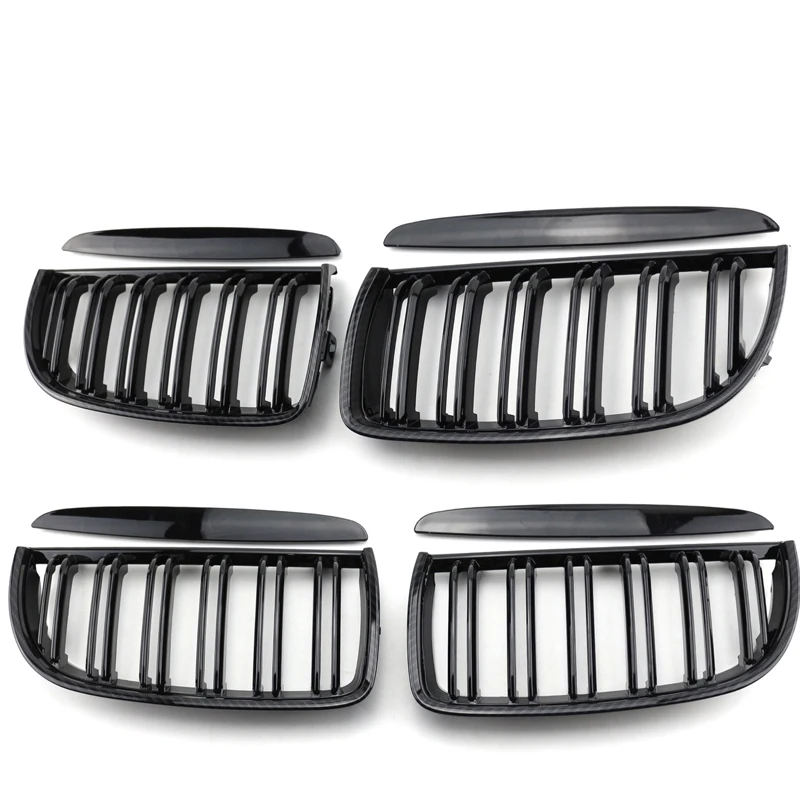 Car Front Kidney Replacement Grilles For BMW 3 Series E90 E91 320i 323i 328i 335i 2005 2006 2007 2008 Racing Grill Hood Eyelids