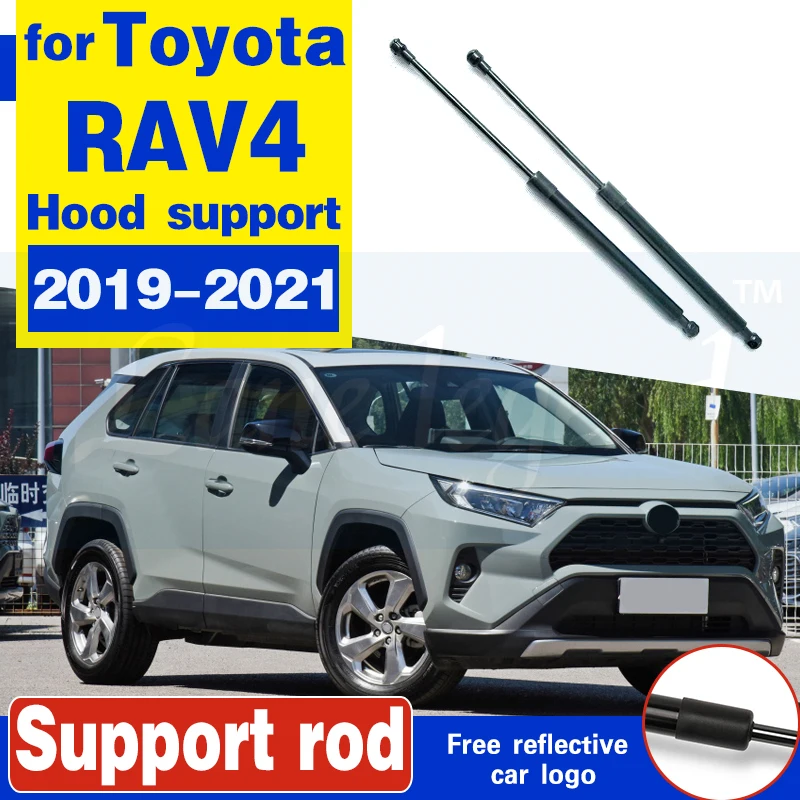 

Car Front Engine Bonnet Gas Struts Bars Damper Hood Lift Auto Gas Shock Hood Strut Damper For Toyota RAV4 RAV-4 2019 2020 2021