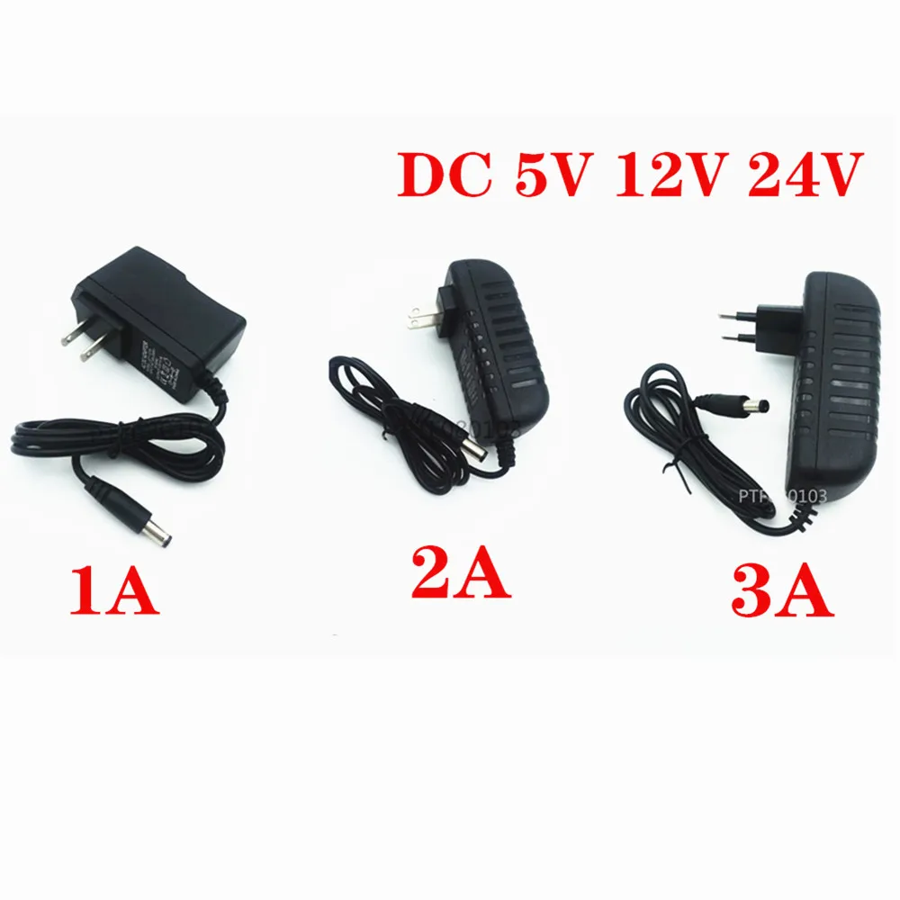 

Адаптер питания постоянного тока 5 В, 12 В, 24 В, 1 А, 2 А, 3 А, адаптер 220 В до 5 В, 12 В, зарядное устройство, универсальное переключение, вилка европейского стандарта, США, 220 В до 12 В