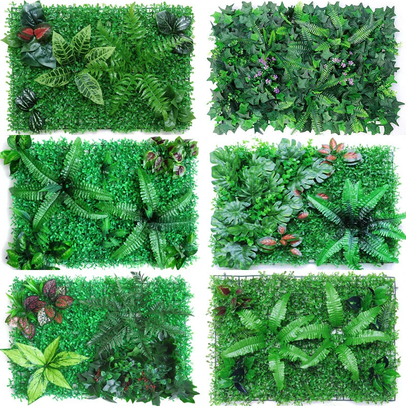 SPR Green Grass wall Plastic Artificial fake Ornament Plant wall Aquarium Lawn party hotel Decoration-40*60cm