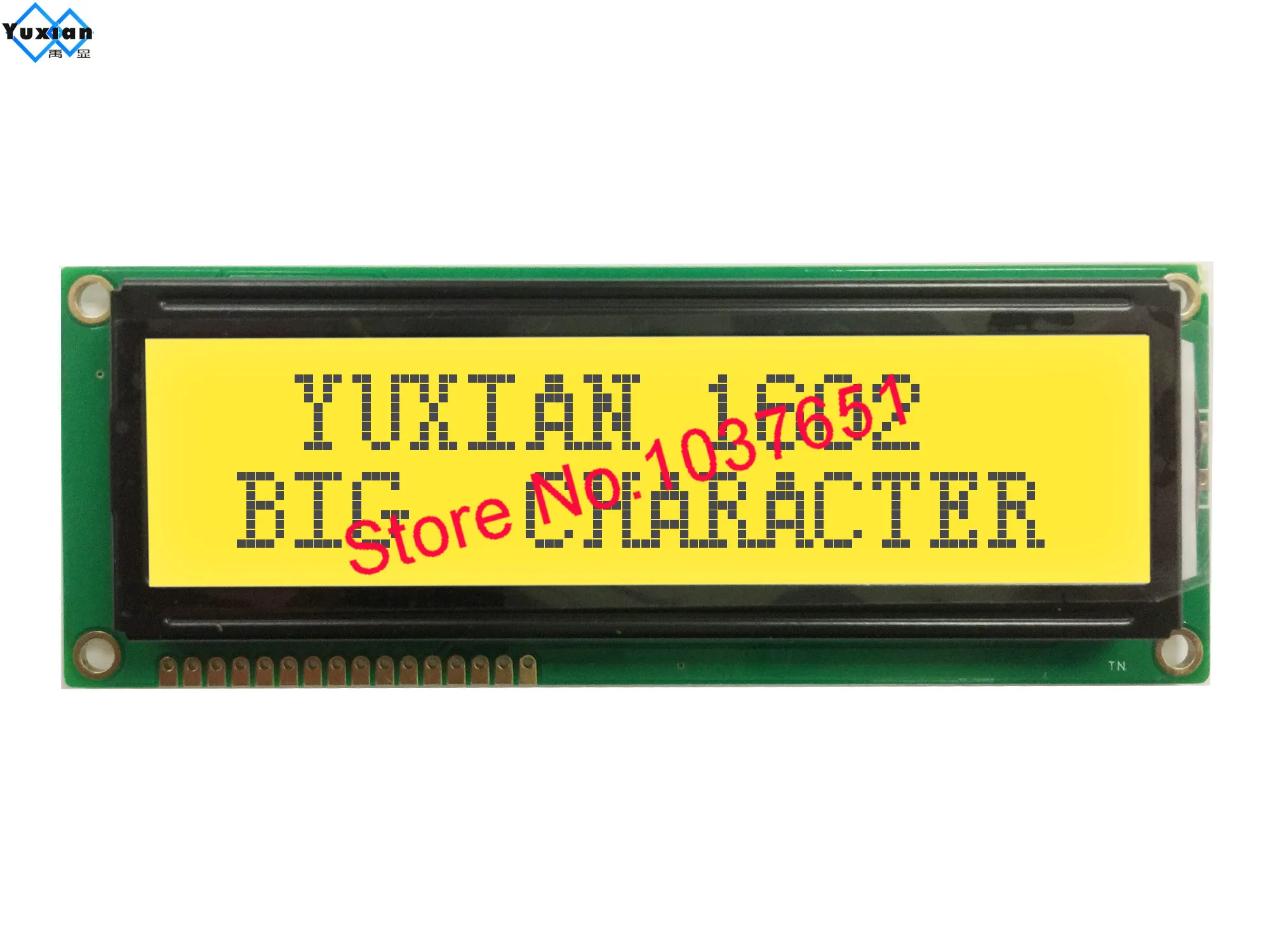 lcd module display 1602 large big character LCM1602B instead WH1602L