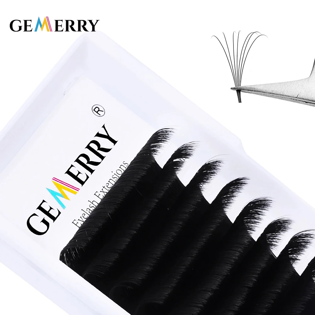 

25MM Premade Easy Fan Volume Lashes Bloom Individual Eyelash Extension Faux Mink Eyelashes Soft Natural Camellia Lash Extensions