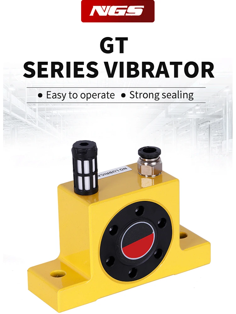 Turbine industrielle Vibreur Pneumatique Vibrateur Oscillateur Rotatif À Air/Boule Type GT8 GT10 GT13 GT16 GT20 GT25 K8 K10 K13 K16 K32 K36