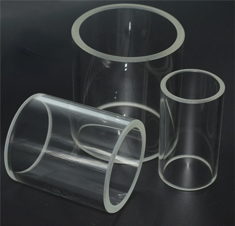 High Borosilicate Glass Tube (viewing Tube) Boiler Flange Viewing Cup Pipe Straight Through Mirror 50-200mm