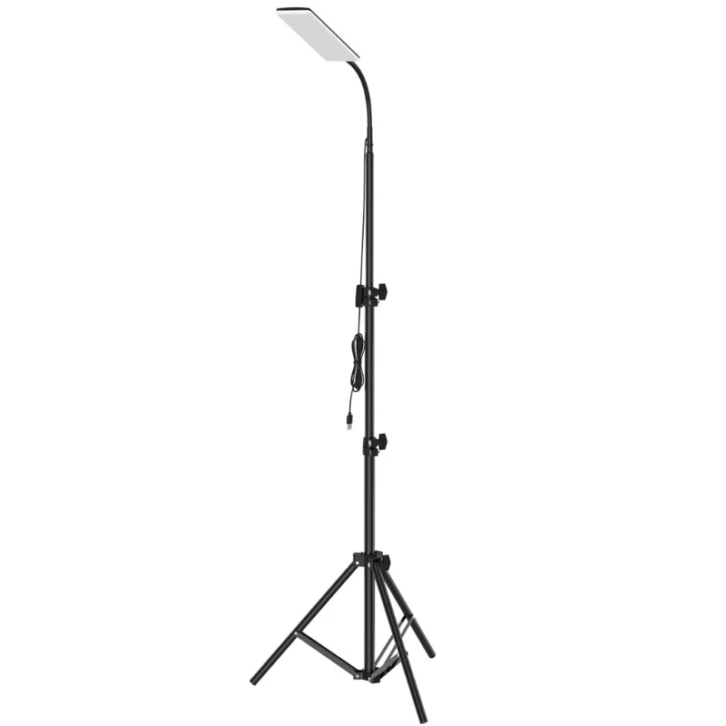 2024 New Selfie Camera Lamp with Telescopic Tripod Lamp Light USB Power Adjustable Height