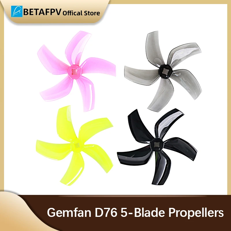 4PCS BETAFPV PAVO30 Propellers GEMFAN D76 Ducted 76mm 5-Blade PC Propeller for RC FPV Racing Freestyle 3inch Cinewhoop Ducted