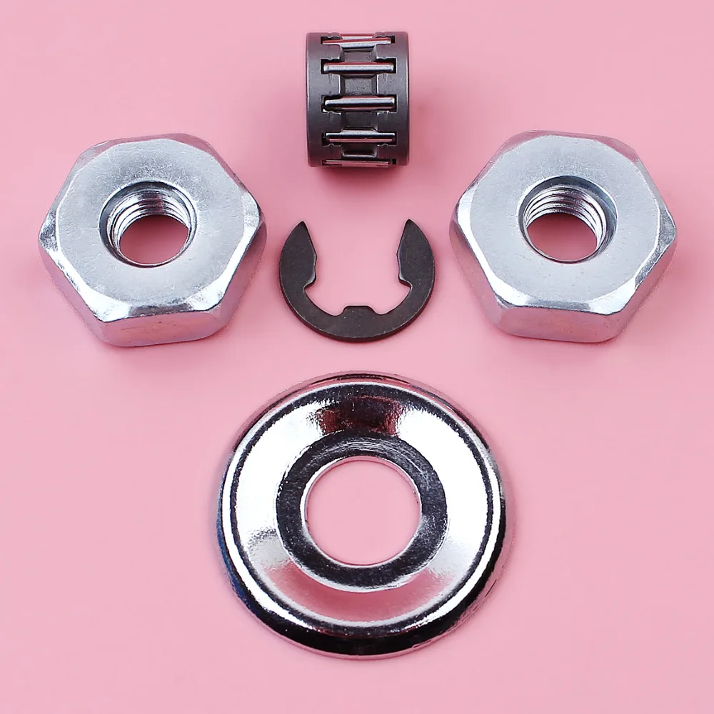 Cuscinetto dell'ago del dado della barra e-clip della rondella della frizione per Stihl MS250 MS230 MS210 MS180 MS170 025 023 021 018 017 motosega sostituire le parti