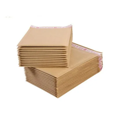 

100PCS Large Paper Bubble Envelopes Bags Mailers Padded Shipping Envelope Yellow Kraft Bubble Mailing Bag For Business Supplies