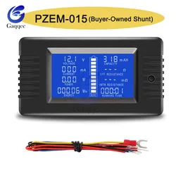 PZEM015 0-200V Car Battery Discharge Indicator Capacity Tester Power Energy Impedance Resistance Voltmeter 0-50A/100A /200A/300A