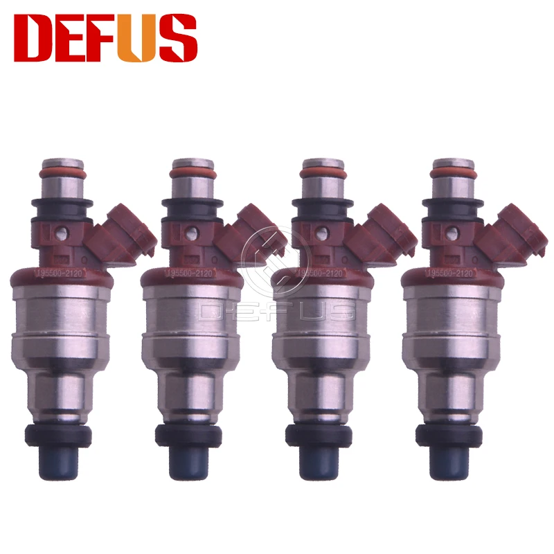 DEFUS 4X Fuel Injector Nozzle OE 195500-2120 For 1990-1995 MA-ZDA 323 Rebuilt Inyector de combust 1.6L 1.8L Brand New Bico