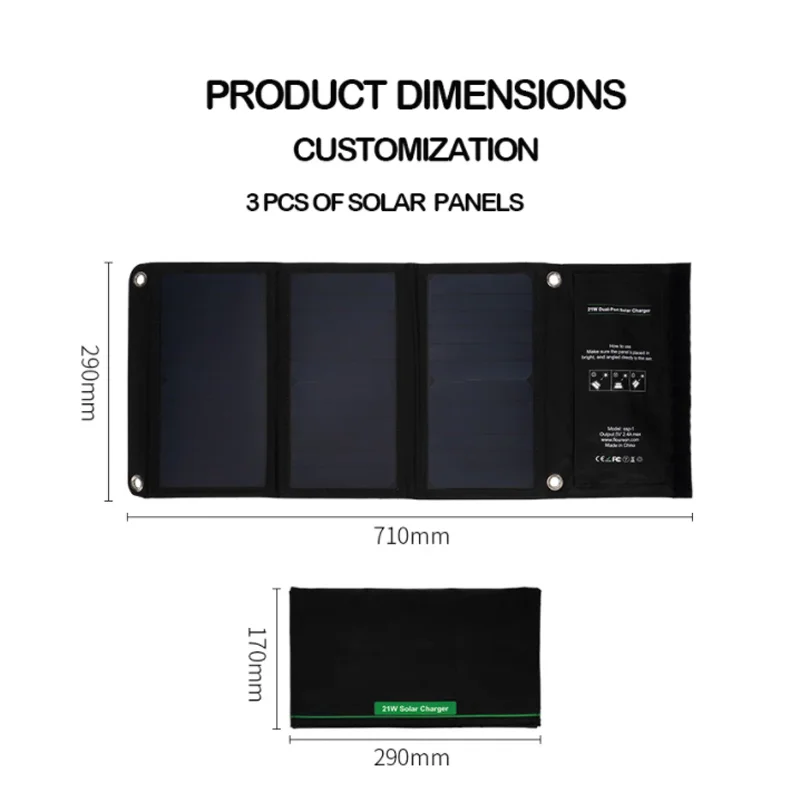 Solar Panel 5V Portable Solar Charger  Solar Battery for  Generator Maxima Power Bank System For Home Mobile Phone