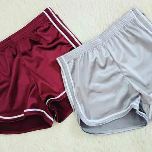 Womens Girls Sports Shorts Running Gym Fitness Short Pants Workout Beach Casual