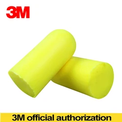 20pairs Authentic 3M 312-1250 Foam Soft corded Ear Plugs Noise Reduction Norope Earplugs Swimming Protective earmuffs