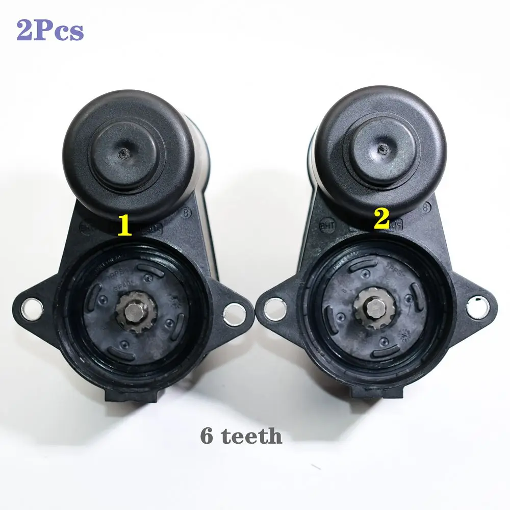 

2 Pcs 0EM 6 Teeth Brake Caliper Servo Motor For Tiguan Passat CC B6 B7 Sharan 3C0 998 281 B 32332267