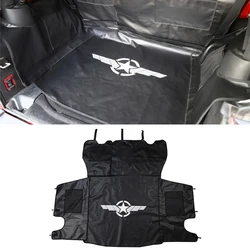 for Jeep Wrangler JK 2007-2017 4-Doors Tail Box Trunk Cargo Cover Pad Dog Pet Storage Bag Organizer Car Interior Accessory Black