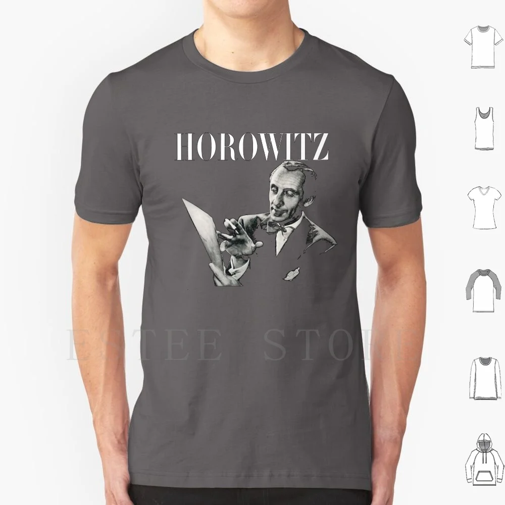 Camiseta de algodón para hombres, camisa con estampado artesanal de los pianistas de vladyhoromitz, Liszt, rechmaninoff, Bach, Vivaldi, Haydn