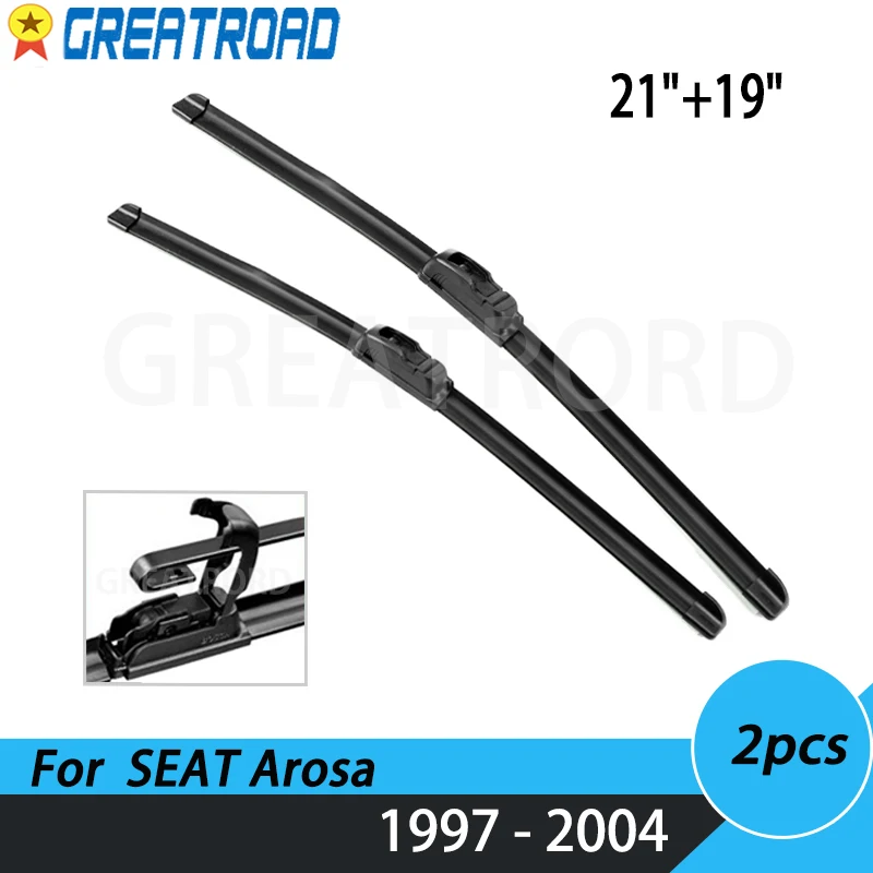 Wiper Front Wiper Blades For SEAT Arosa 1997 - 2004 Windshield Windscreen Front Window 21