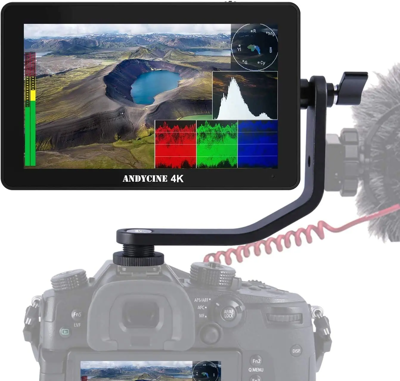 ANDYCINE A6 PLUS 4K Monitor 5.5 Inch on Camera DSLR Field Monitor 4K HDMI 3D LUT Touch Screen IPS FHD 1920x1080