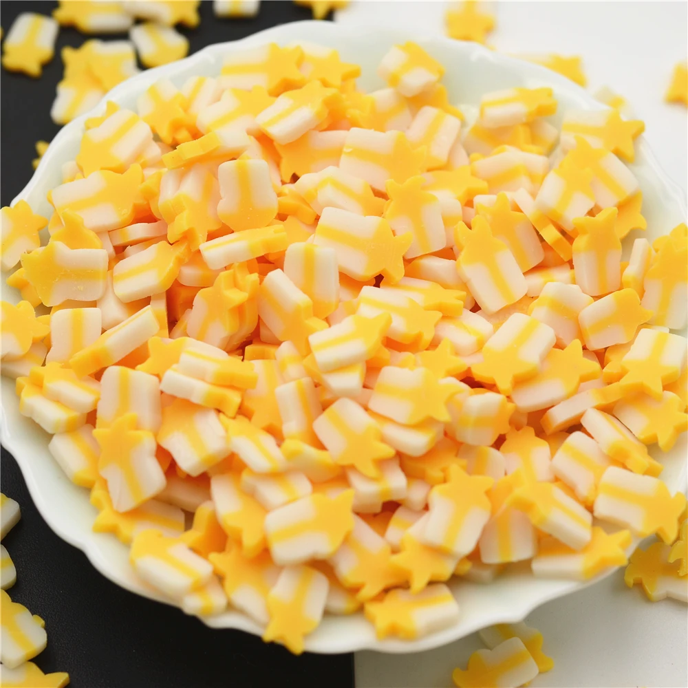 

1kg 5/10mm Lucky St. Patrick's Day Icorn Mix Polymer Hot Soft Clay Sprinkles Colorful for DIY Crafts Tiny Cute Accessorie