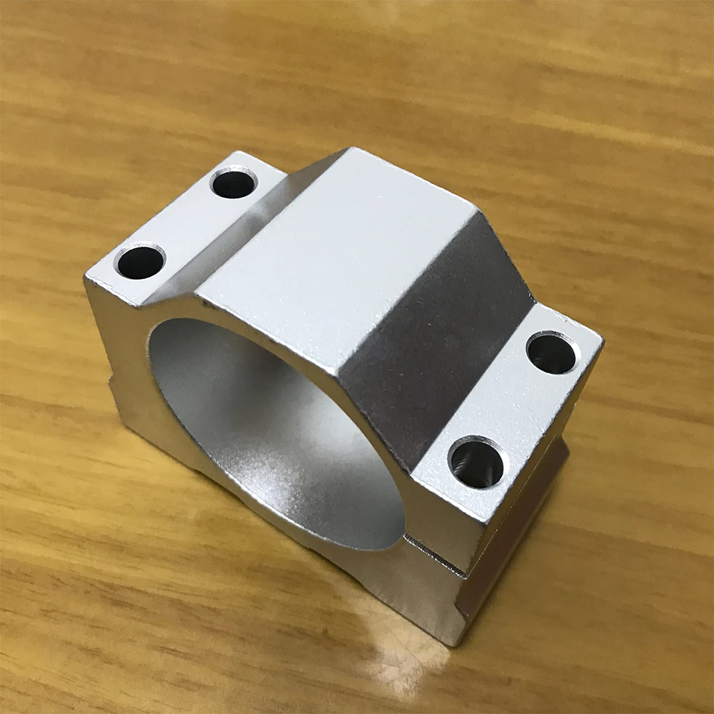 52mm 65mm 80mm Aluminium CNC Spindle Clamp Holder Z Axis Motor Mount Bracket 800W 1.5KW 2.2KW Spindle Fixture for DIY CNC Router