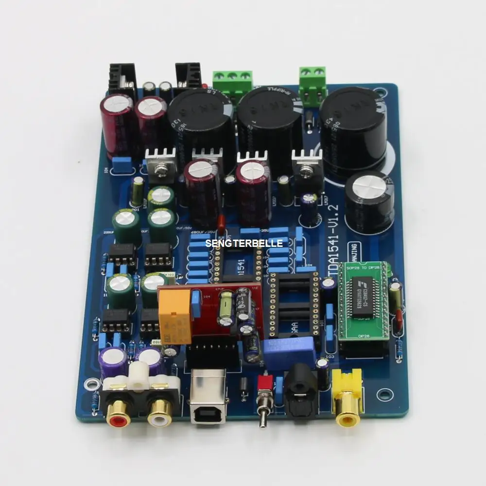 

Assembled CS8412 + NE5534 TDA1541 USB DAC Optical Fiber Coaxial Decode Board