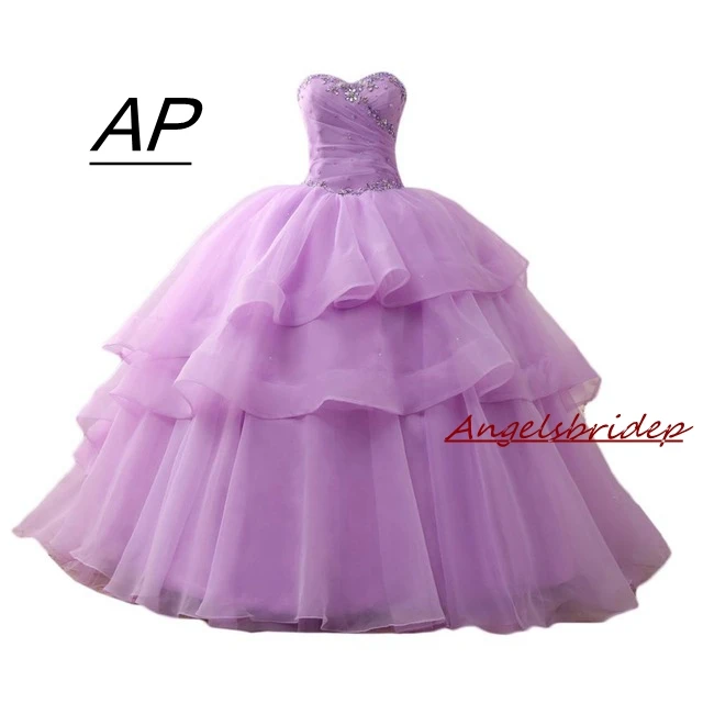 

Angelsbridep Sexy Crystals Ball Gown Quinceanera Dresses Beading Sequins Sweet 16 Dresses For 15 Years Vestidos De 15 Anos