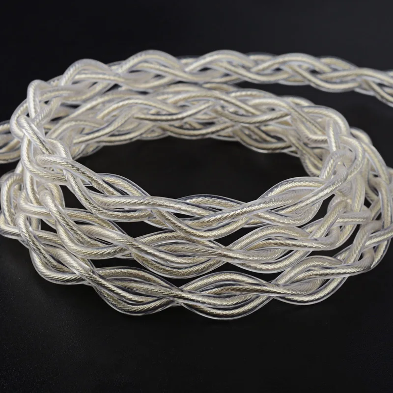 NiceHCK SilverDay كابل 5N الفضة مطلي OCC سماعة ترقية سلك 3.5/2.5/4.4 مللي متر MMCX/2Pin/QDC دبوس ل النبيل topman MK3 X7 ZAS