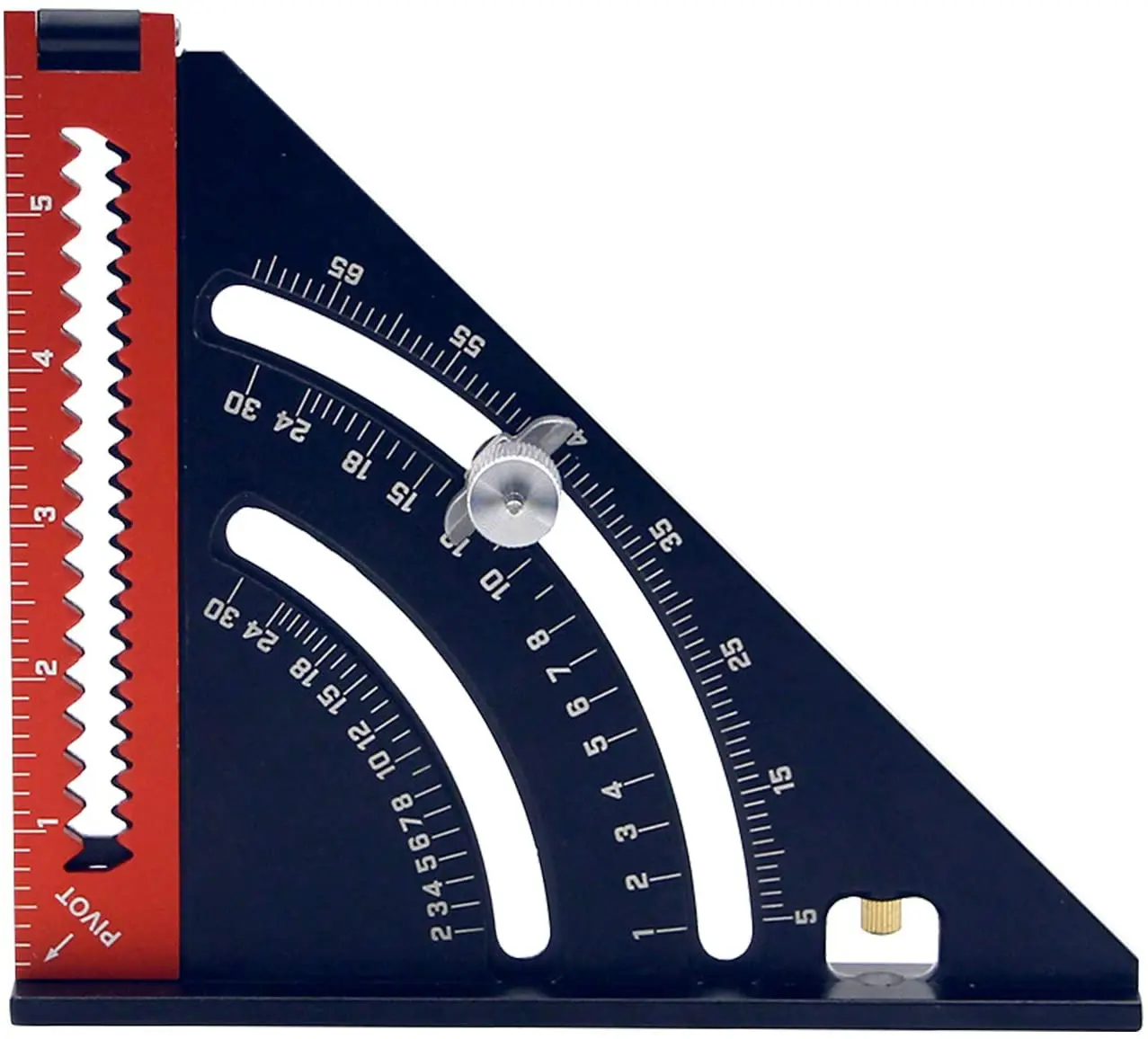 Aluminum Alloy 2-in-1 Extendable Layout Folding Triangle Squares Ruler Positioning Angle Woodworking Tool