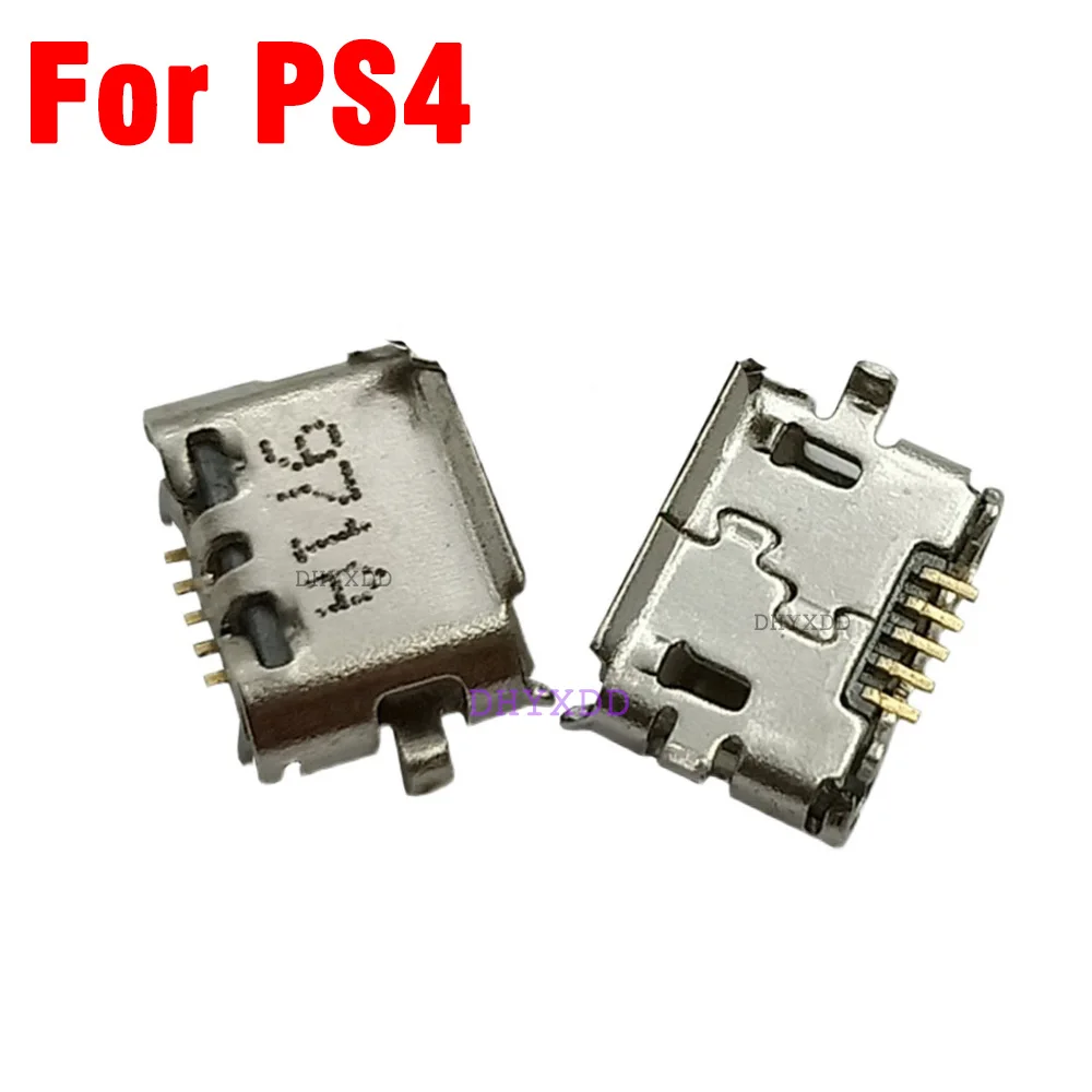 10PCS Micro USB Jack Charging Connector Port Replacement Power Dock Socket Repair For PS4 Controller JDS-040 030