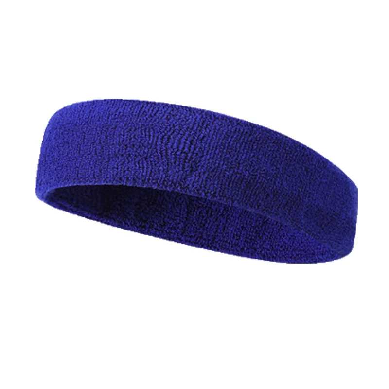 Reine Farbe Sport Stirnband Lauf Kopfbedeckung Schweiß Absorbierende Stirnband Basketball Antitranspirant Gürtel Fitness Schweiß Guide Gürtel – Detail 4