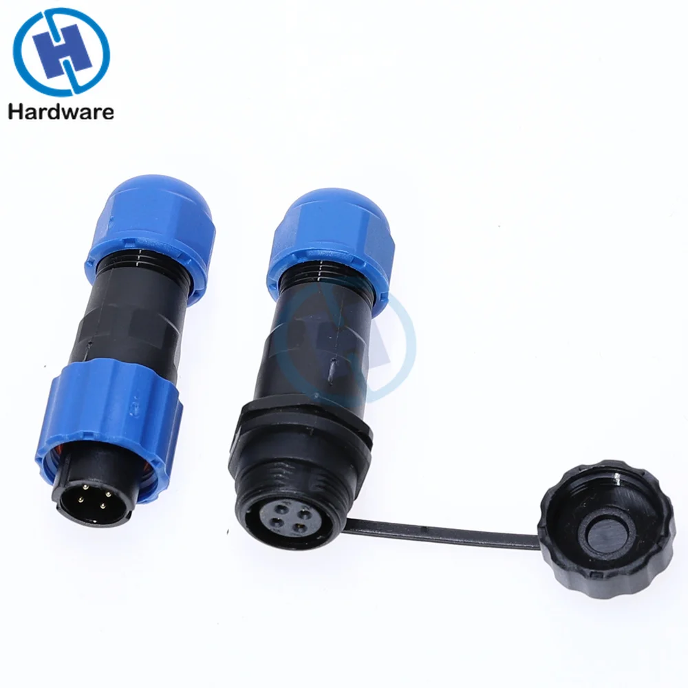 1Pair IP68 SP13 2Pin/3Pin/4Pin/5Pin/6Pin/7Pin/9Pin Waterproof Air Plug Socket Panel Mount Wire Cable Connector Aviation Plug