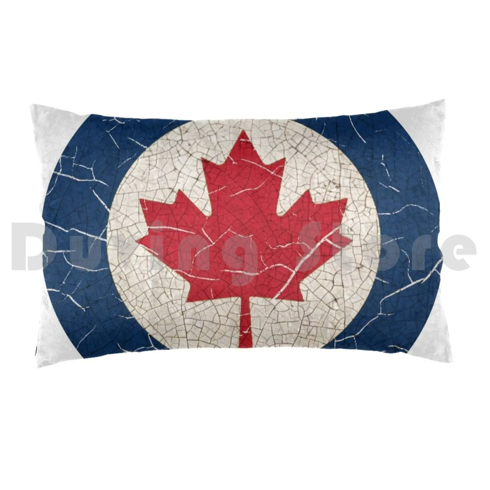 Canadian Airforce Pillow case 40x60 3117 Canadian Airforce Lockheed Pilot Boeing Fighter Vintage Canada