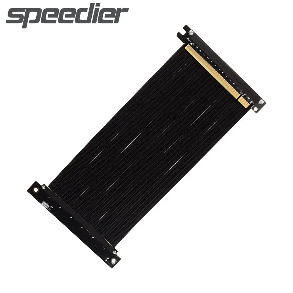 

GEN3 PCI Express 3.0 16x Flexible Cable Card High Speed Extension Port Adapter Riser Card 1 Slot PCIe 3.0 X16 Riser Reverse GPU