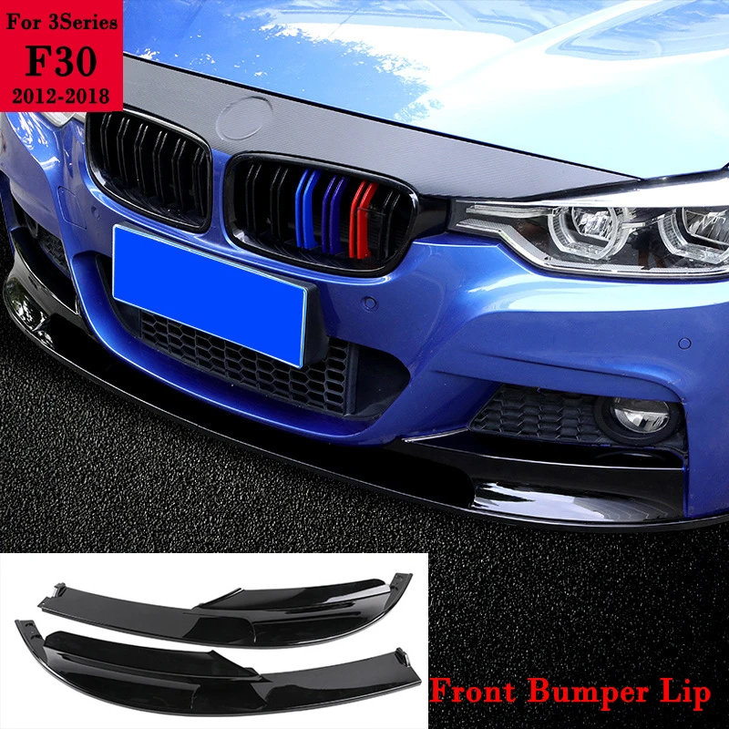 

Front Bumper Lip Body Kit Spoiler Splitters for BMW 3 Series F30 340i 330i 328i 320i 318i 320d M Sport M Performance 2012 - 2018