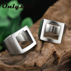 Stainless Steel Viking Punk Gothic Antique Simple Male Ring Rock Roll Kpop Bikers Wedding  Jewelry Dropshipping Party Gift