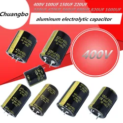 2 sztuk Audio kondensator elektrolityczny 400V 100UF 150UF 220UF 330UF 470UF 560UF 680UF 820UF 1000UF dla wzmacniacza Hifi Low ESR