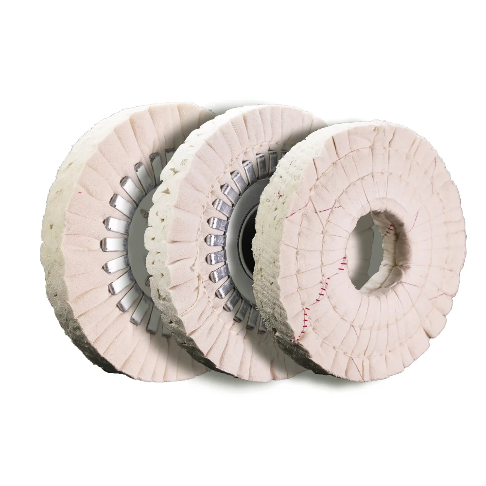 Cotton Airway Buffing Polishing Wheel Fabric Core and Iron Wheel for KDT Nanxing Shunde Homag Edge Banding Machine Accessories