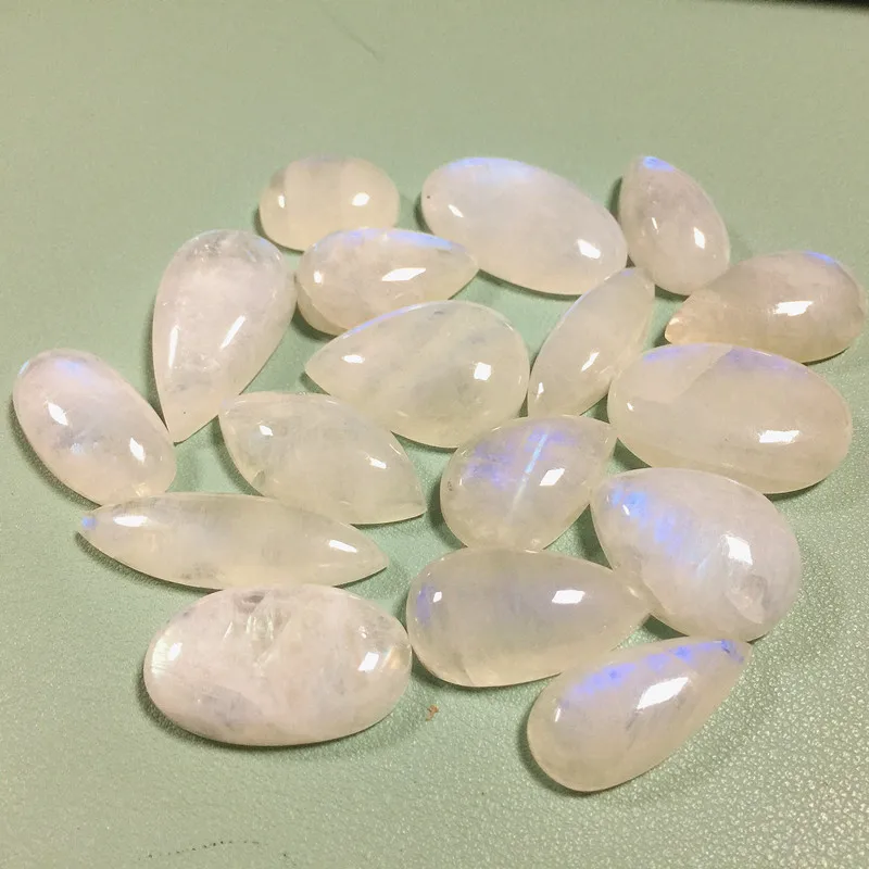 20G/Bag Random delivery Real moonstone Oval cabachon  Charm for d i y jewelry women necklaces Pendants