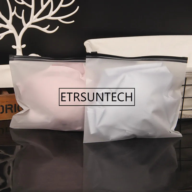 500Pcs/lot 2 Size EVA Socks Zipper Bag Bra Bath Towel Rubbing Bath Towel Children Underwear Bag