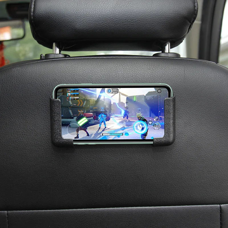 Adjustable Width Car Interior Accessories Multifunction Car Cell Phone Holder GPS Display Bracket Self-adhesive