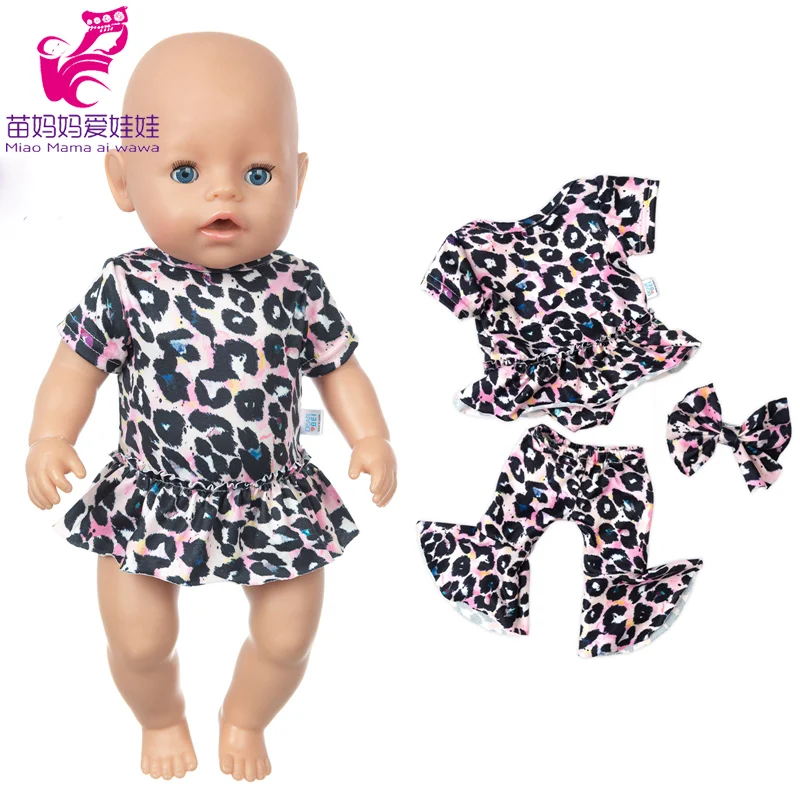43 CM Baby Doll Clothes Pajama Set Jacket Coat 17 Inch Dolls Jeans Children Gift Toys Outfit